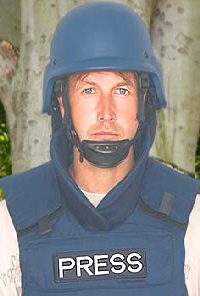 News Reporter Body Armour Jacket with Bullet Proof Helmet