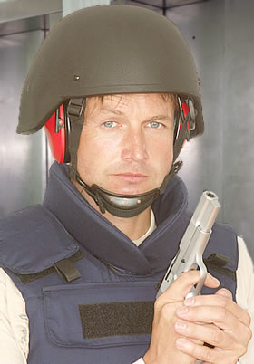 Defender with Shotgun Ear Defenders