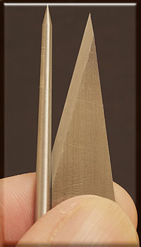 Photo of the P1/B Test Blade & Spike